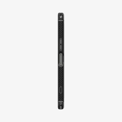 ACS02841 - Sony Xperia 1 III Case Rugged Armor in matte black showing the back